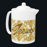 Lord's Guld Damask Tekanna Medium<br><div class="desc">Lord's Guld Damask Tekanna Medium</div>