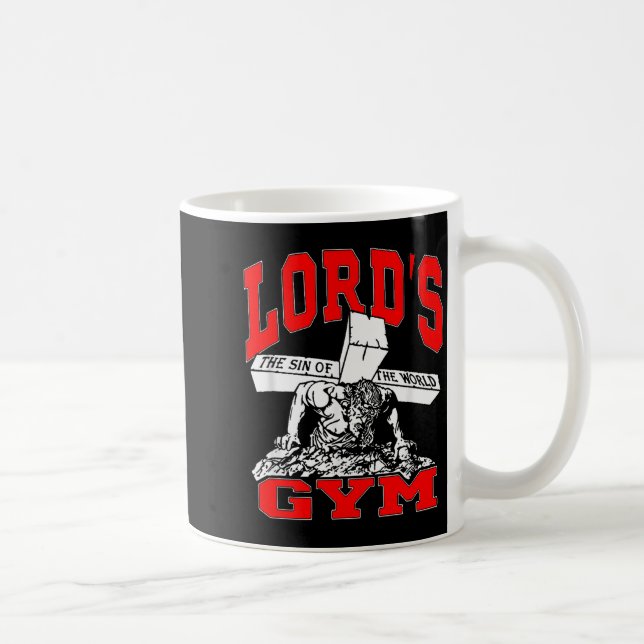 Lords Gym - Herrens Jesu synd i världen  Kaffemugg (Höger)