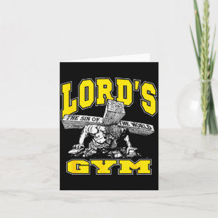 Lords Gym - Herrens synd i världen Jesus Kort