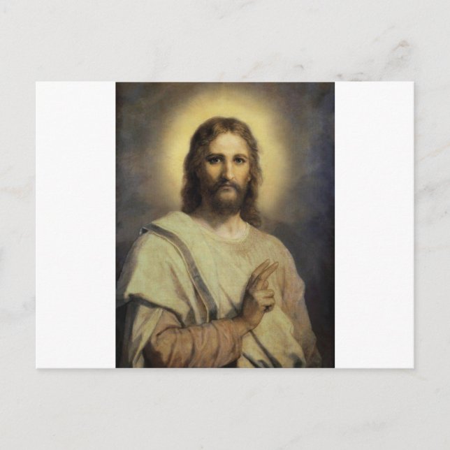 Lord's Image - Heinrich Hofmann Vykort (Framsida)