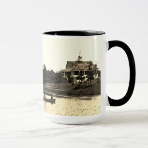 Lords Park Elgin Illinois Lagoon Pavilion Mugg