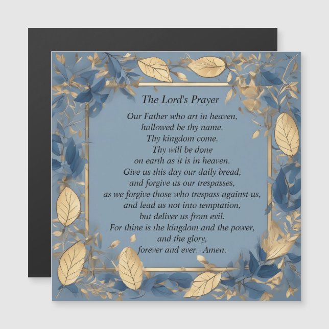Lord's Prayer (Fram/baksida)