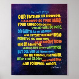 Lord's prayer - A Far Poster