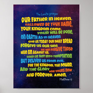 Lord's prayer - A Far Poster