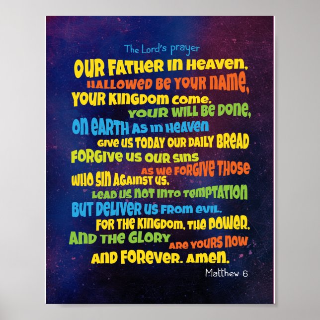 Lord's prayer - A Far Poster (Framsidan)