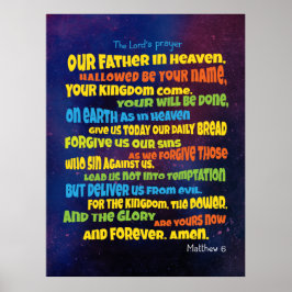 Lord's prayer - A Far Poster