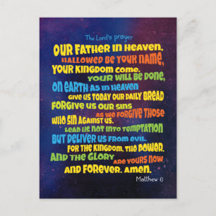 Lord's prayer - A Far Vykort