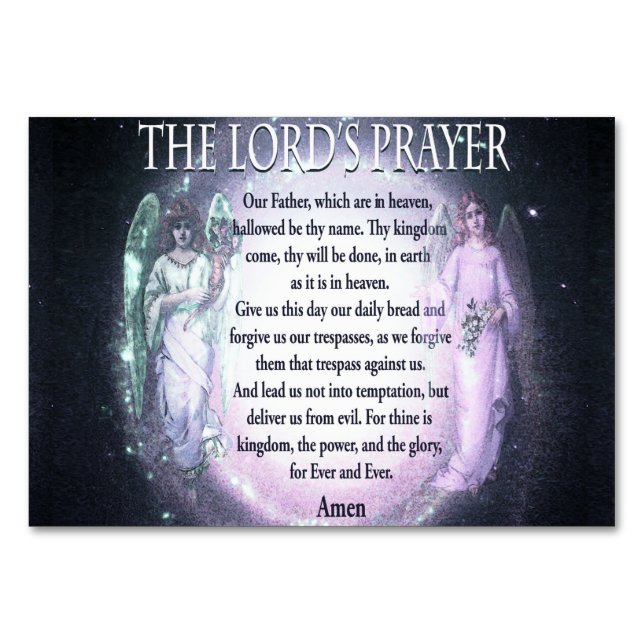 Lord's Prayer Bordsnummer (Framsidan)