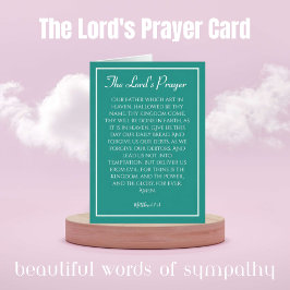 Lord's Prayer Card Hälsningskort
