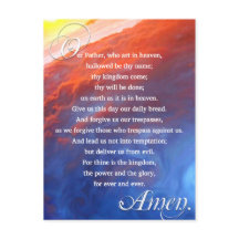 Lords Prayer Christian Inspirational Andlig