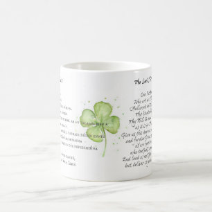 Lord's Prayer English & Gaelic Kaffemugg