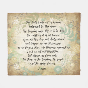 Lord's Prayer Fleecefilt
