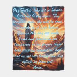 Lord's Prayer Inspiration Fleecefilt