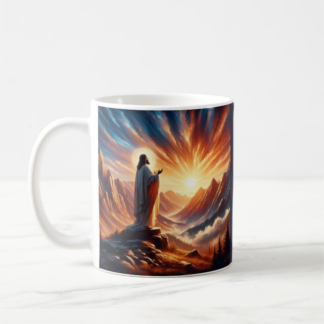 Lord's Prayer Inspiration Kaffemugg (Vänster)