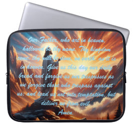 Lord's Prayer Inspiration Laptop Fodral