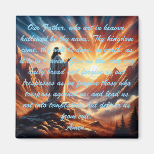 Lord's Prayer Inspiration Magnet