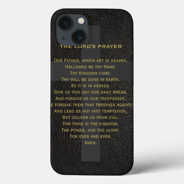Lord's Prayer Ipad Luft Fodral (Baksida)