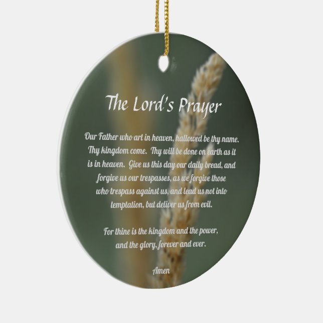 Lord's Prayer Julgransprydnad Keramik (Höger)