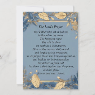 Lord's Prayer Julkort