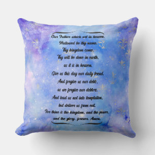 Lords Prayer Kudde
