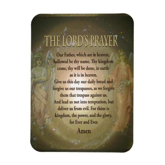 Lord's Prayer Magnet (Vertikal)