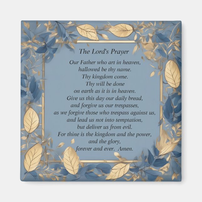 Lord's Prayer Magnet (Framsidan)