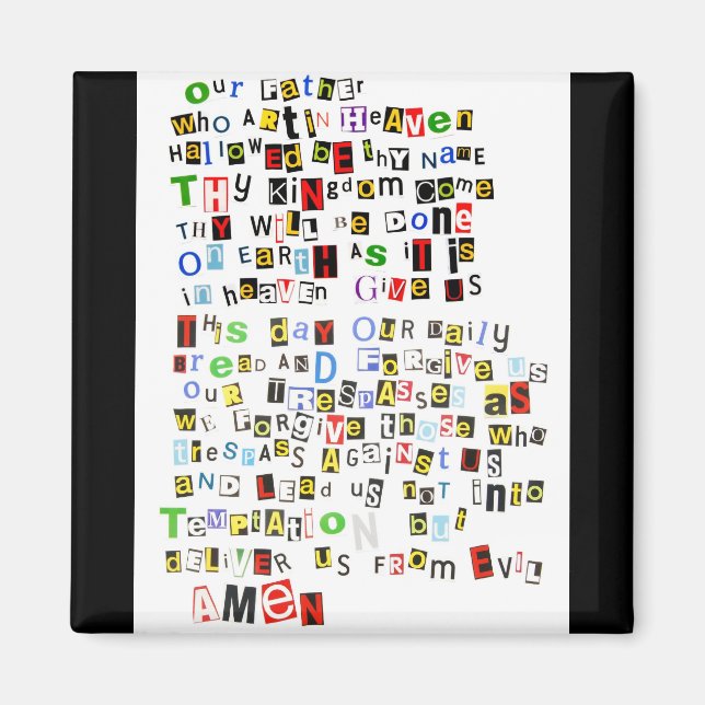Lord's Prayer Magnet (Framsidan)