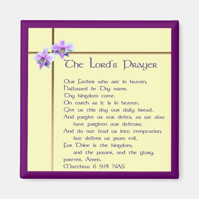 Lord's Prayer Magnet (Framsidan)