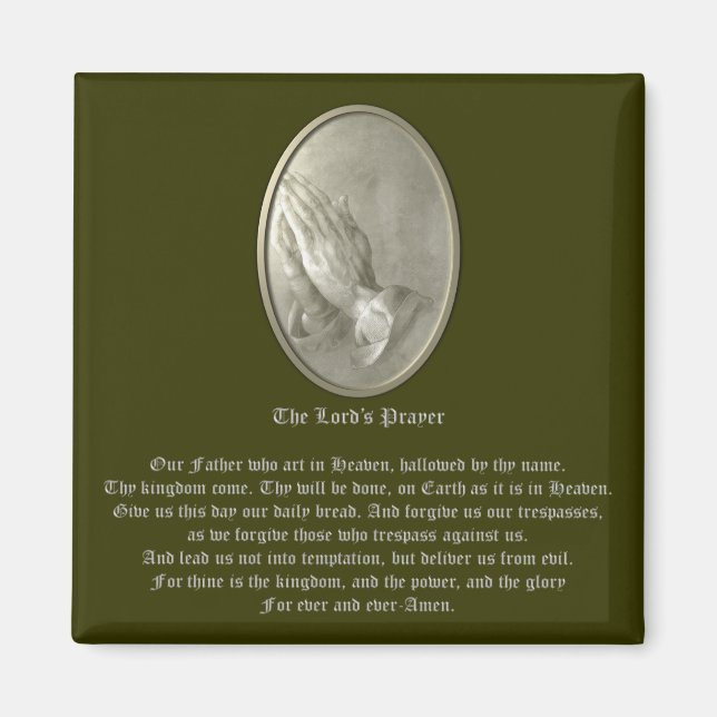Lord's Prayer Magnet (Framsidan)