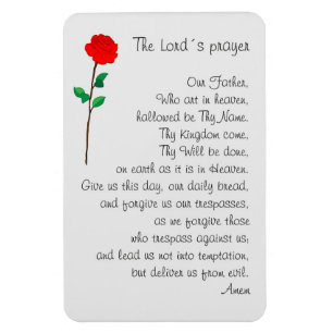 Lords Prayer Magnet