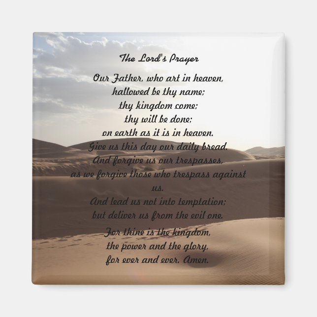 Lord's Prayer Magnet (Framsidan)