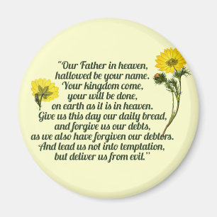Lords Prayer Magnet