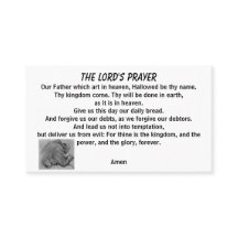 LORDS PRAYER MATTHEW 6:9