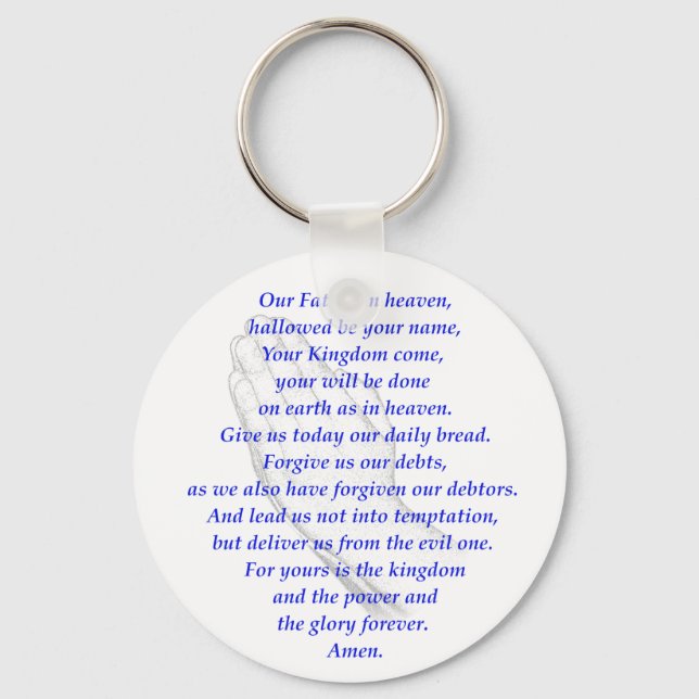 LORD's Prayer Nyckelring (Framsida)
