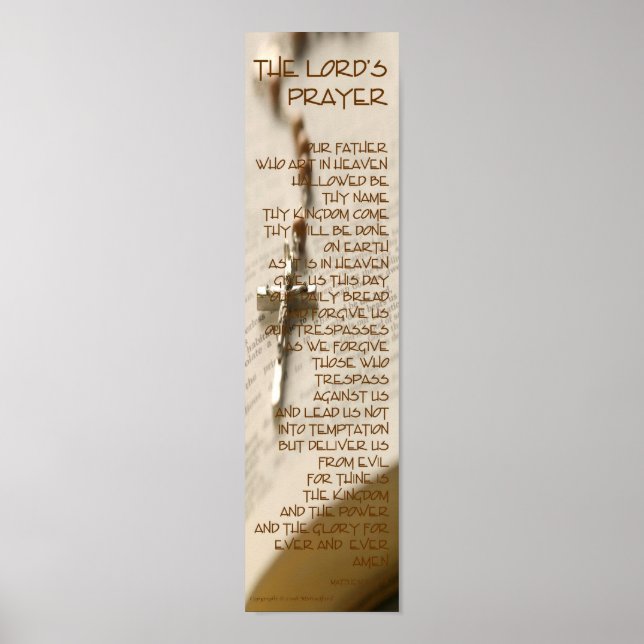 Lord's Prayer Poster (Framsidan)