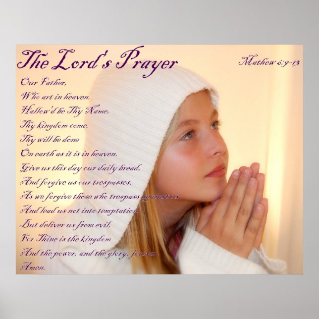 Lords Prayer Poster (Framsidan)