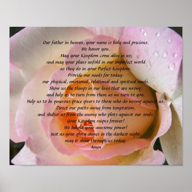 Lord's Prayer Poster (Framsidan)