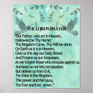 Lord's Prayer Poster