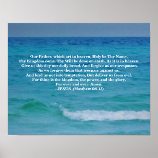LORDS PRAYER POSTER