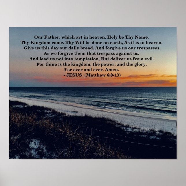 LORDS PRAYER POSTER (Framsidan)