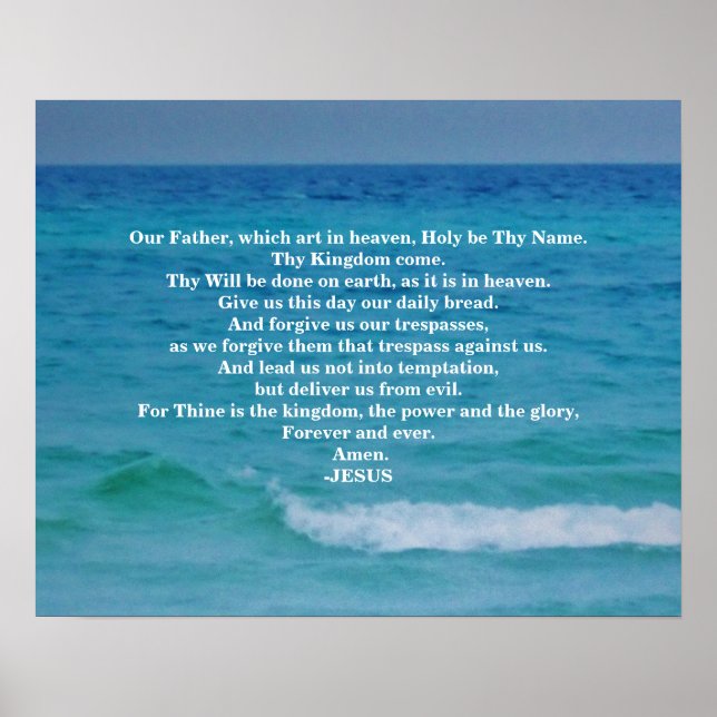LORDS PRAYER POSTER (Framsidan)