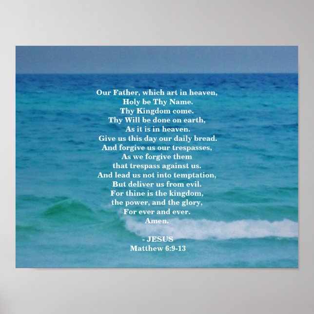 LORDS PRAYER POSTER (Framsidan)