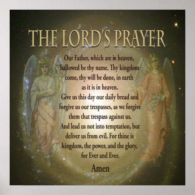 Lord's Prayer Poster (Framsidan)