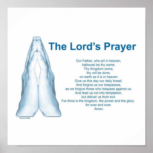 Lords Prayer Poster (Framsidan)