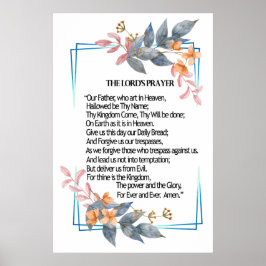 Lord's Prayer Poster