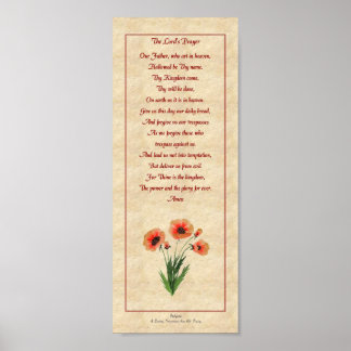 Lord's Prayer Poster