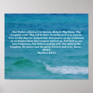 LORDS PRAYER POSTER