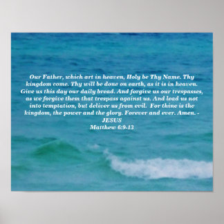 LORDS PRAYER POSTER