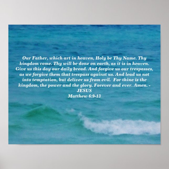 LORDS PRAYER POSTER (Framsidan)