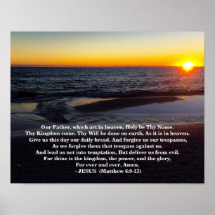 LORDS PRAYER POSTER